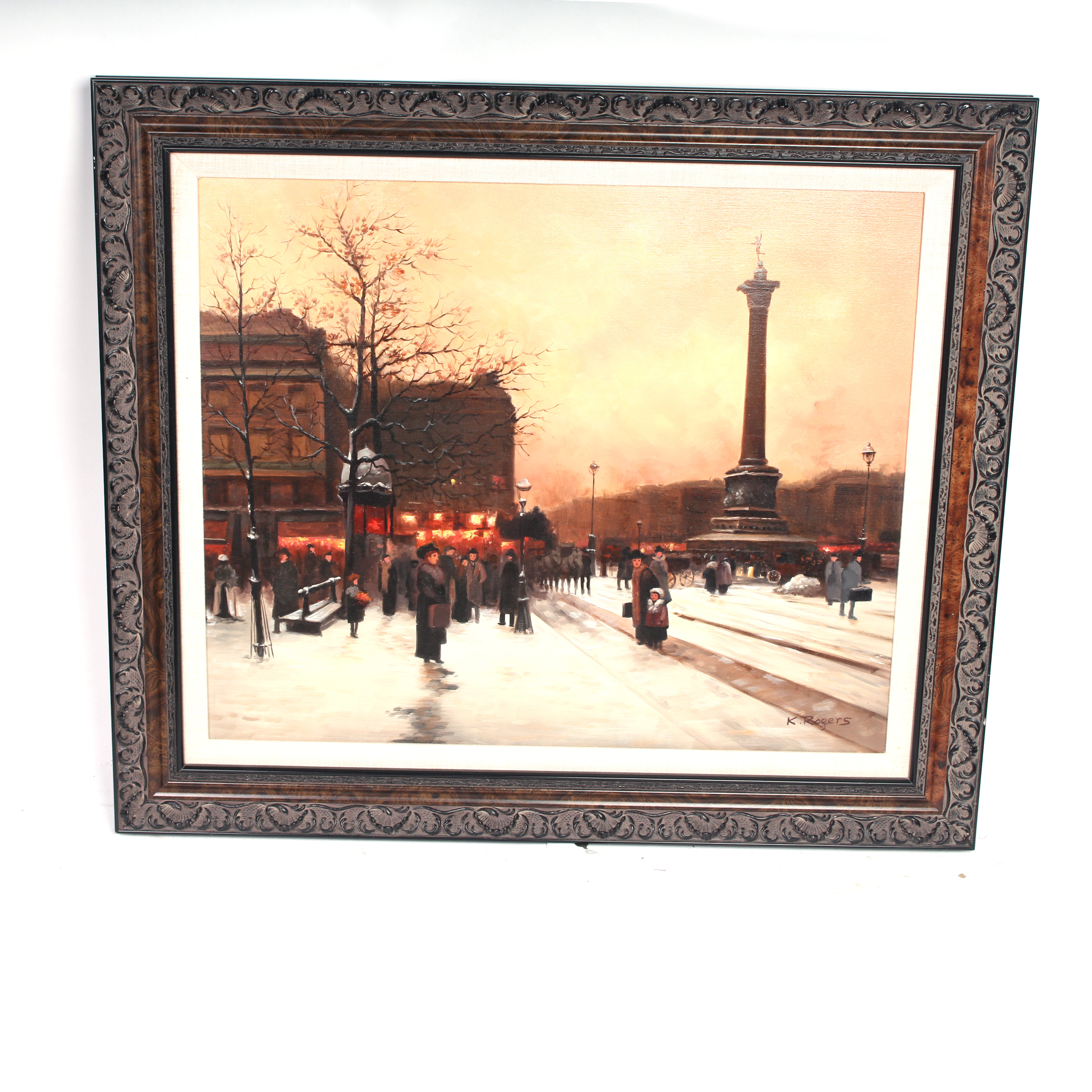 Original K Rogers Oil on Canvas
