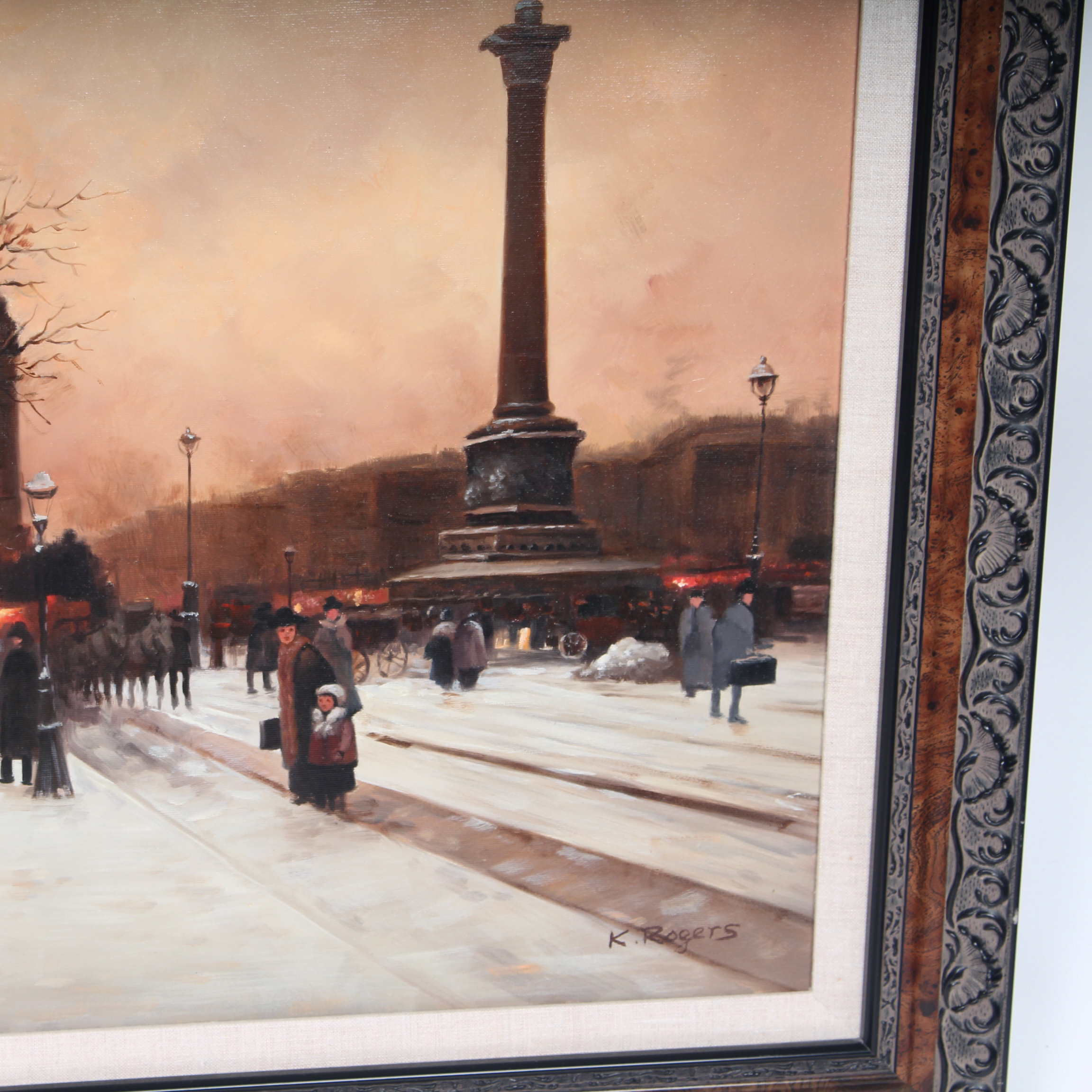 Original K Rogers Oil on Canvas