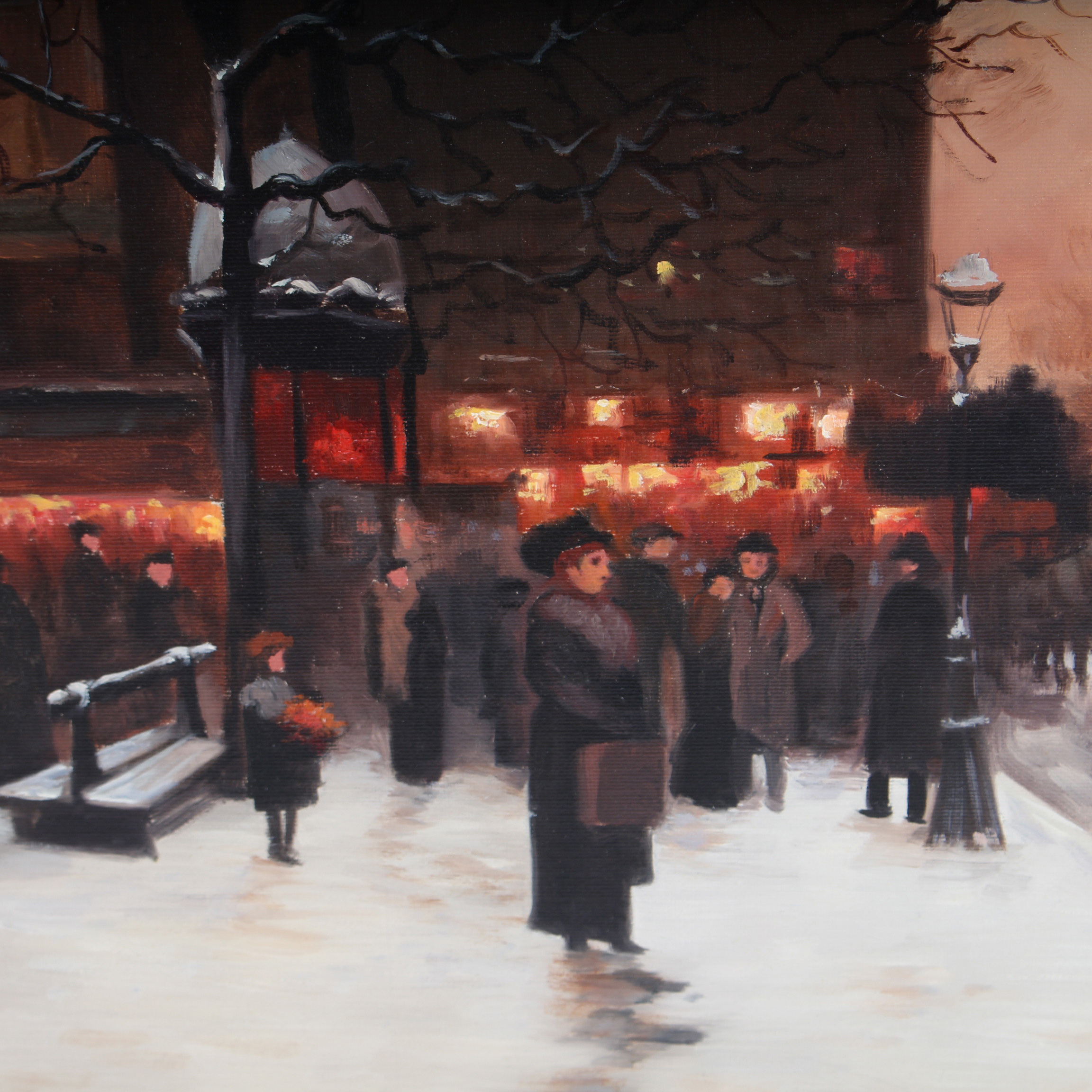 Original K Rogers Oil on Canvas