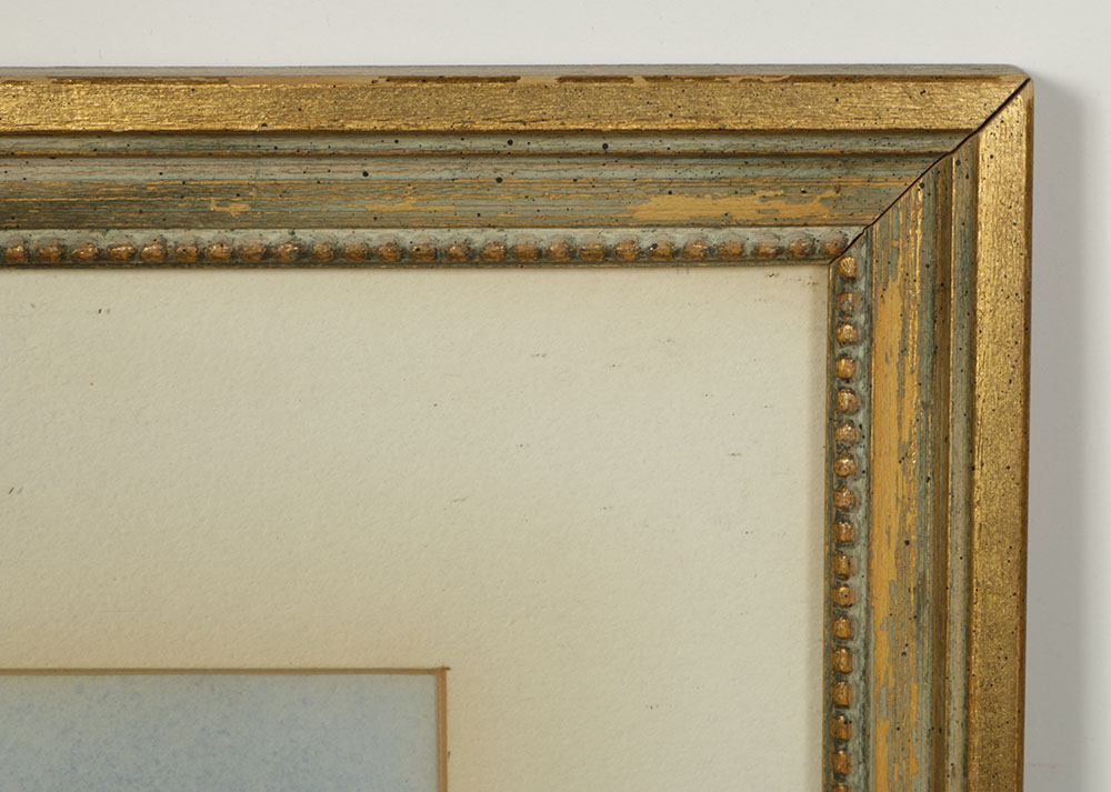 Signed Watercolor of a Windmill by C.A. Bartels