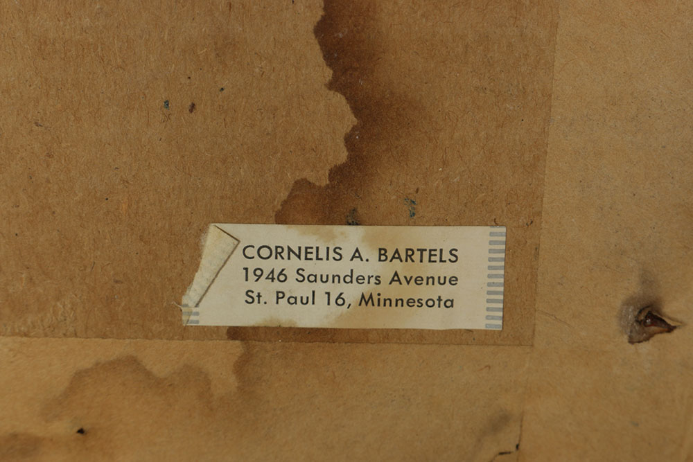 Signed Watercolor of a Windmill by C.A. Bartels