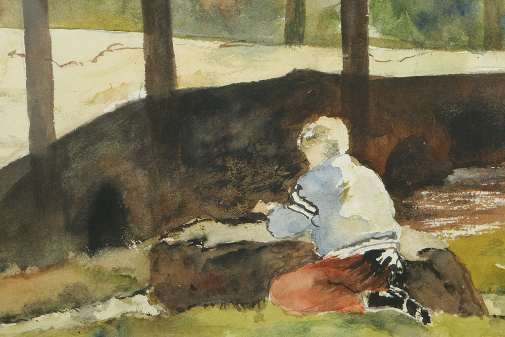 Signed Original Watercolor by J. Zosky