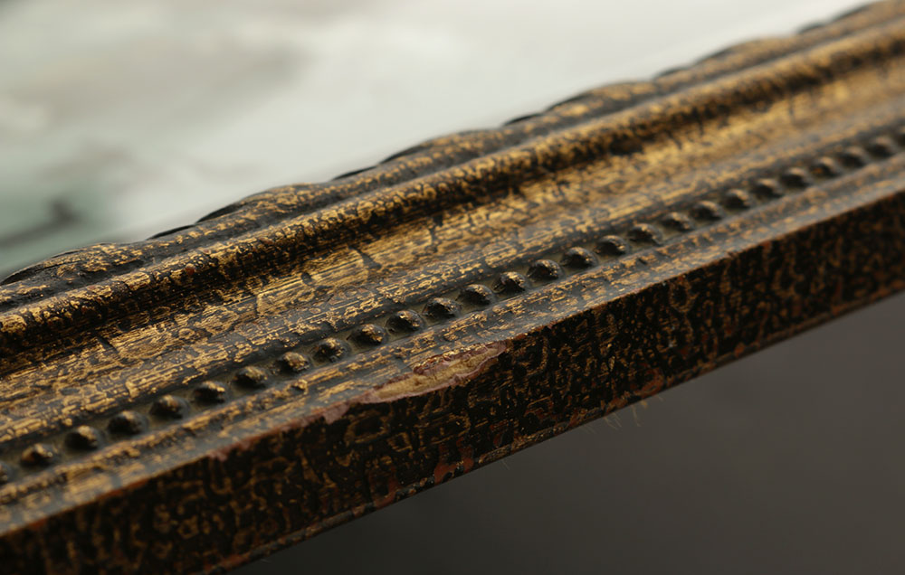 Signed Woodcut of a Chinese Scene by Weng Chenghao