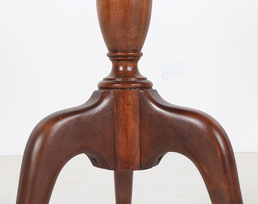 Square-Topped Pedestal Side Table