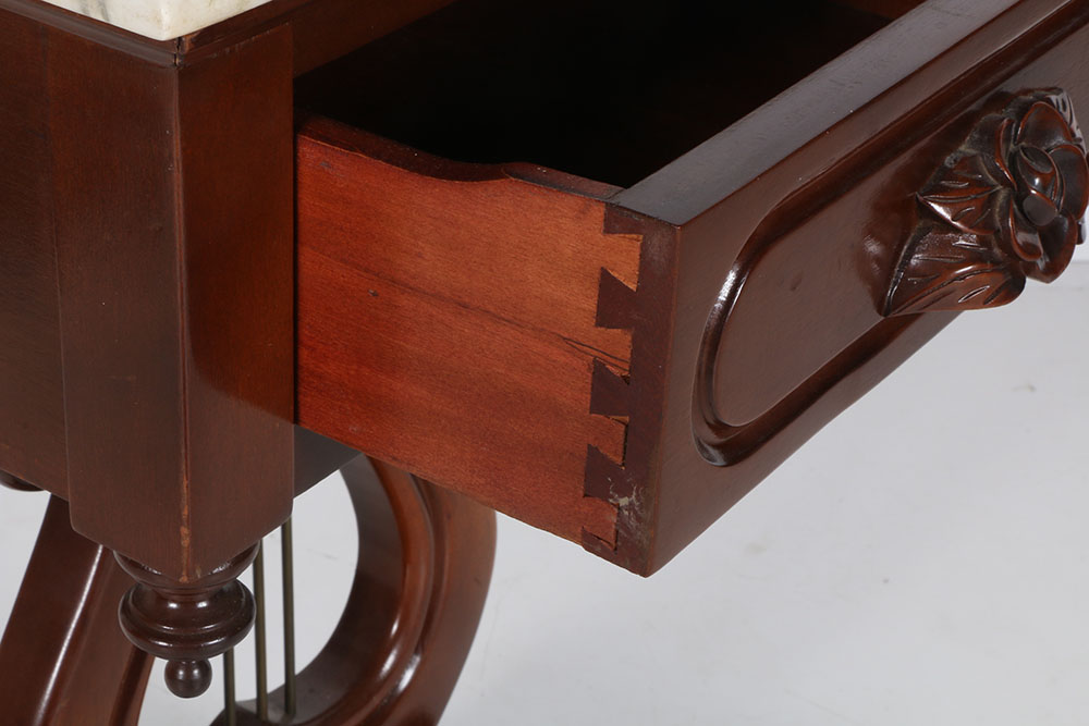 Small Side Table With Marble Top