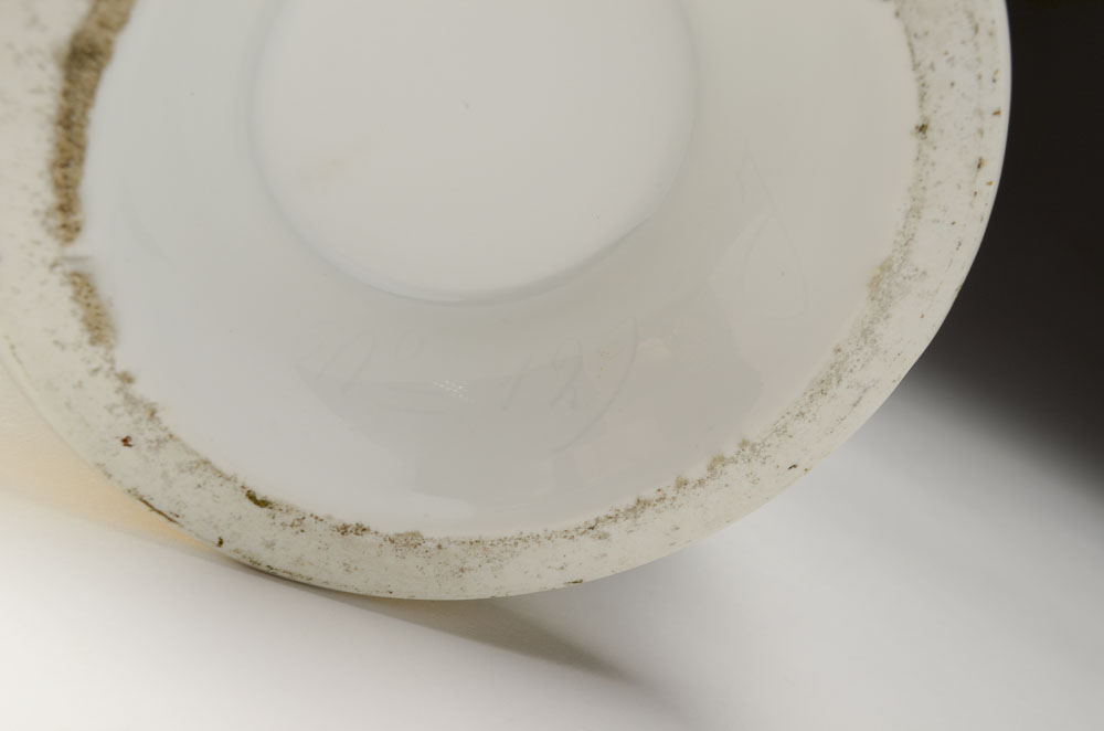 Old Paris Hand-Painted Floral Vase