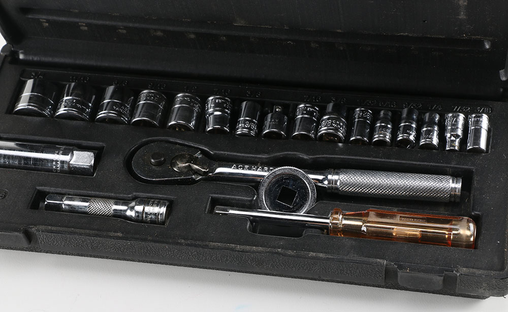 Vintage Stanley Power Driver and Ace Socket Wrench Set