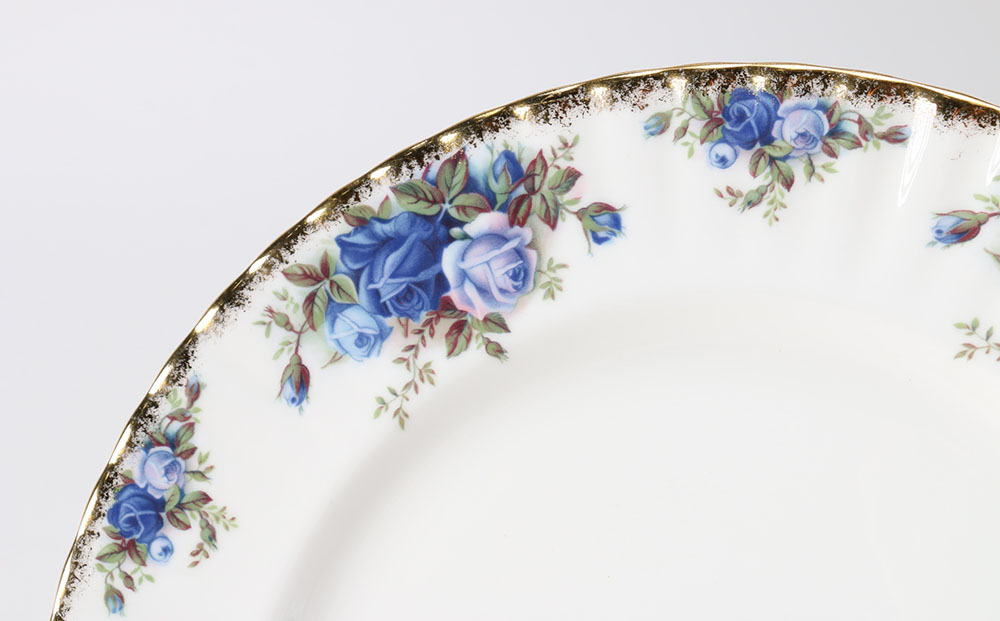 Set of Royal Albert "Moonlight Rose" Bone China Dinnerware