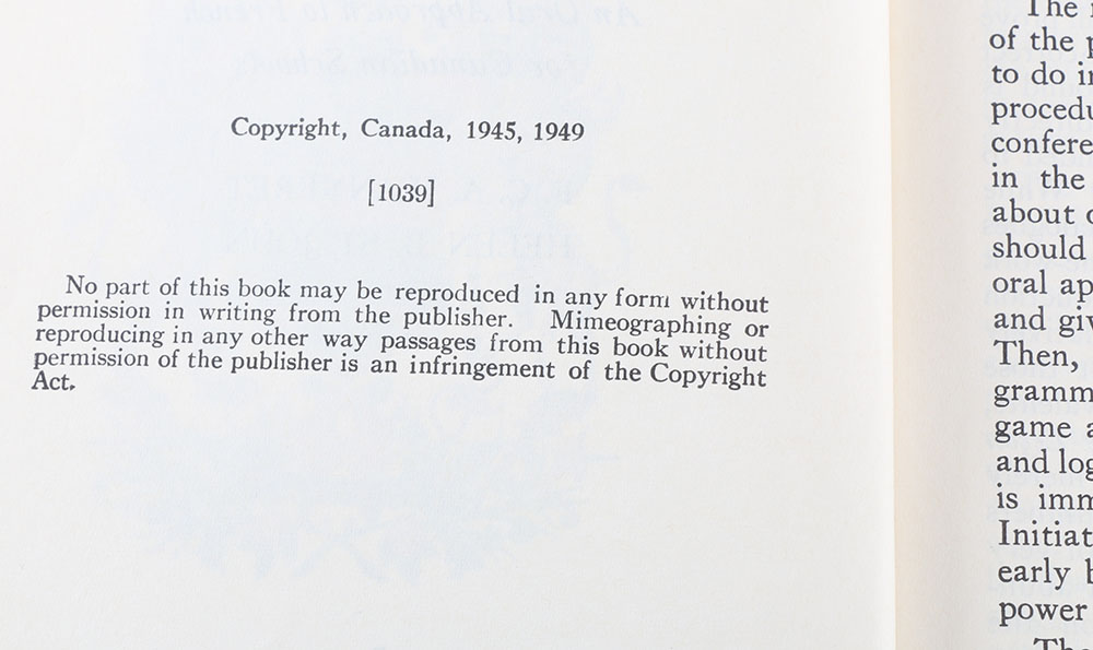 Selection of French Canadian and Other Books