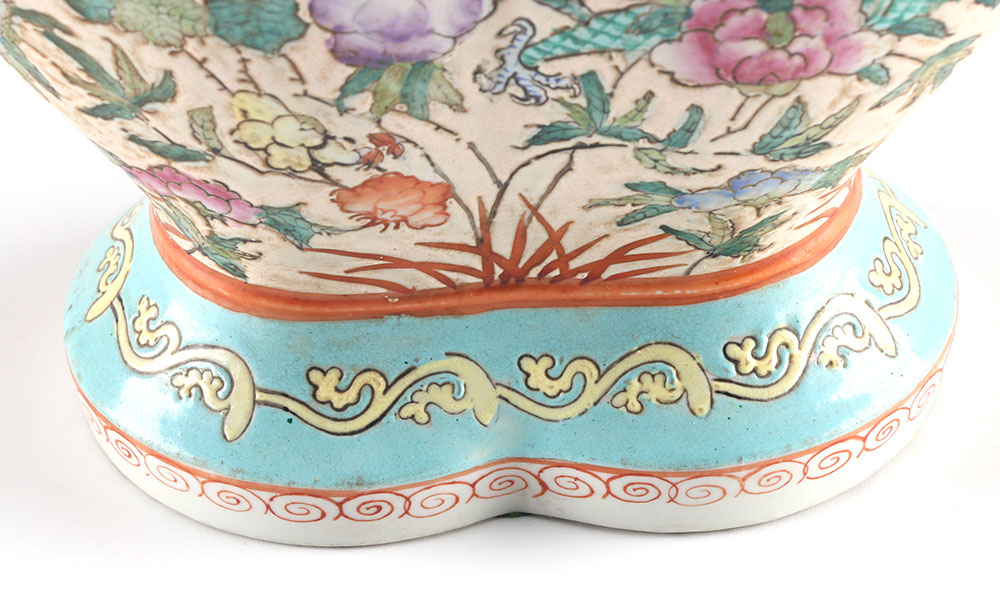 Chinoiserie Conjoined Dragon Vase