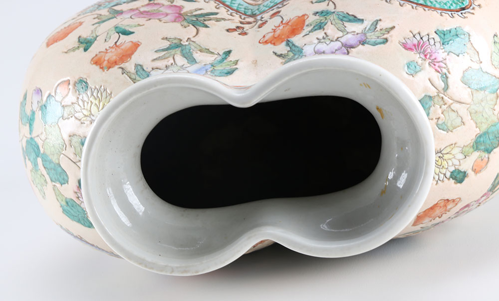 Chinoiserie Conjoined Dragon Vase