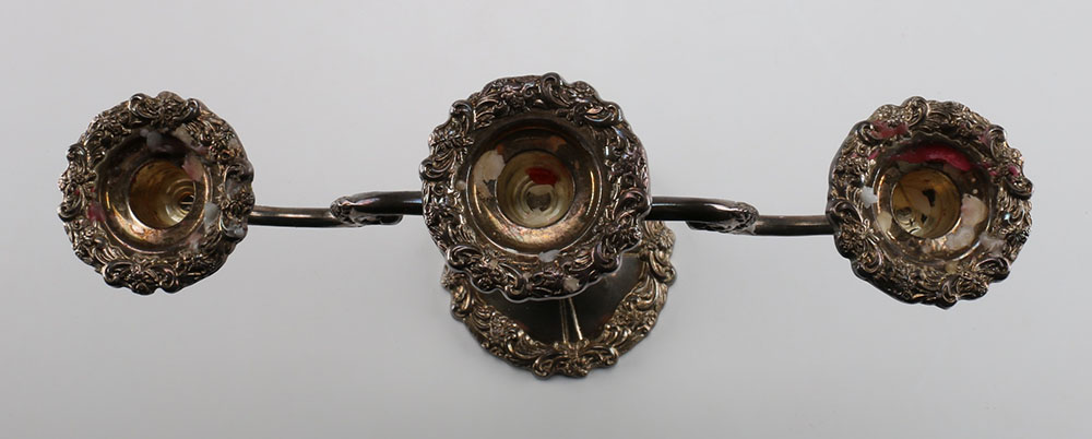 Set of Silverplate Candelabra