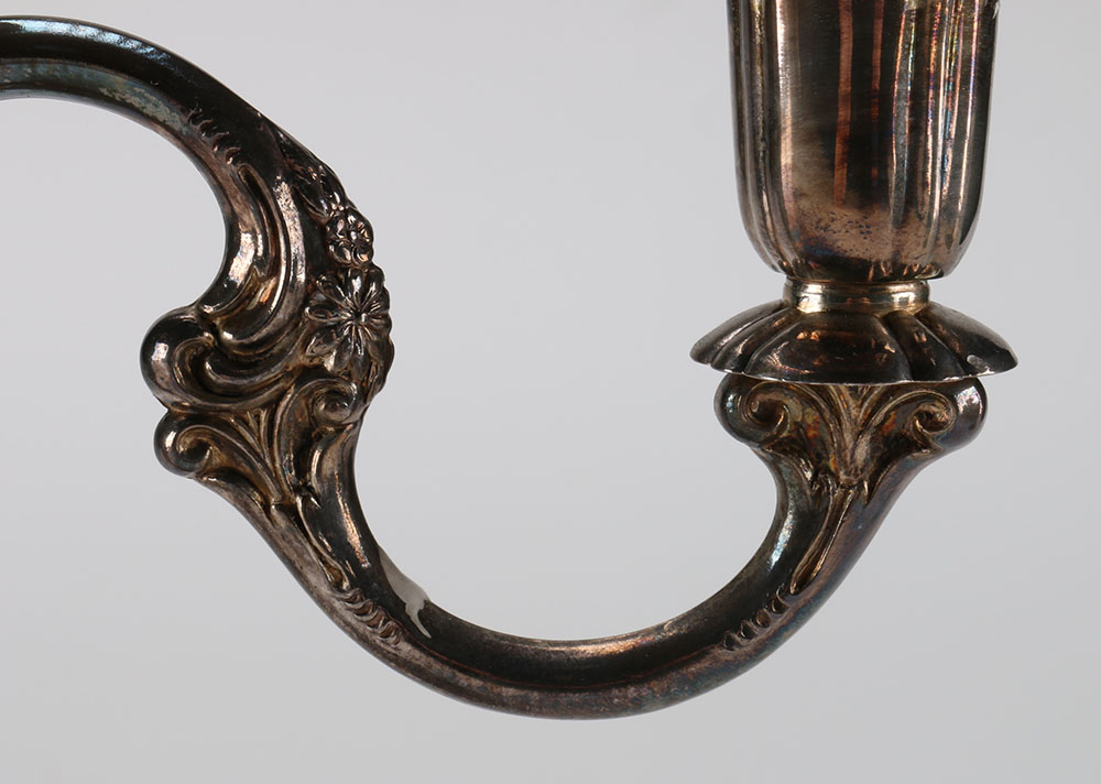 Set of Silverplate Candelabra