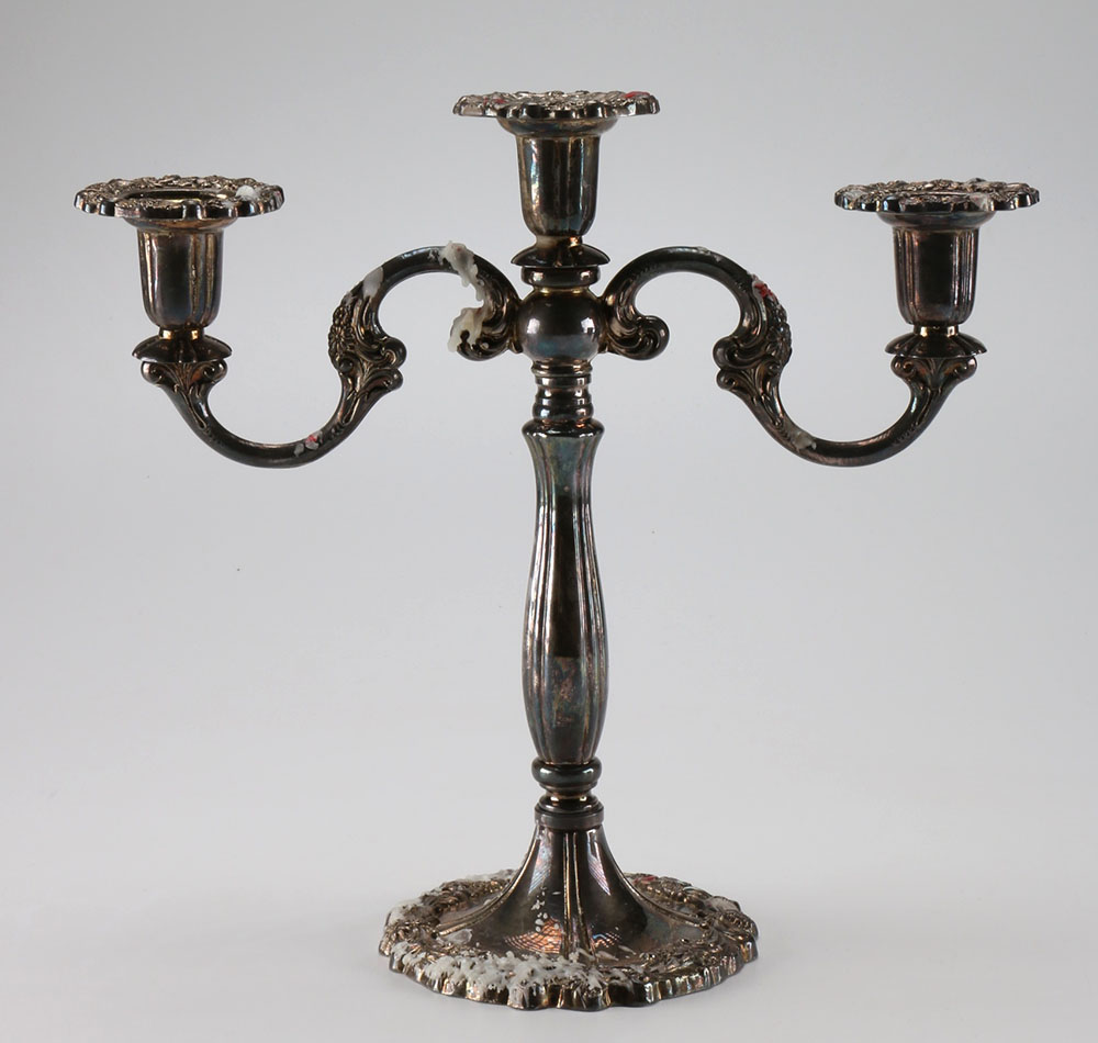 Set of Silverplate Candelabra