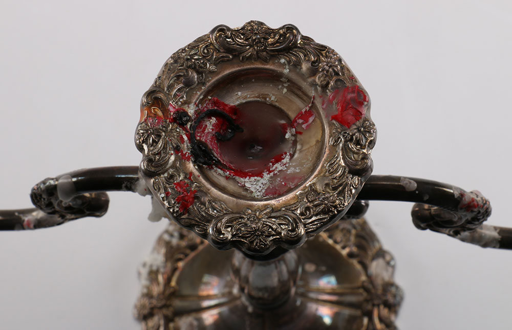 Set of Silverplate Candelabra