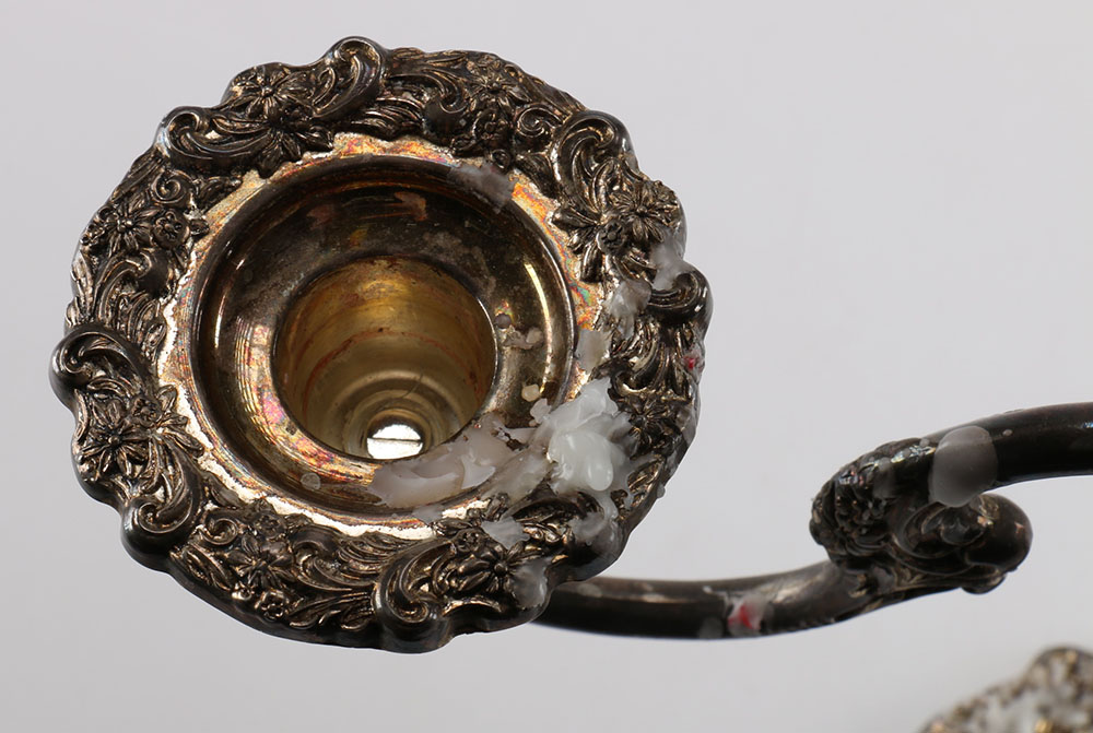 Set of Silverplate Candelabra