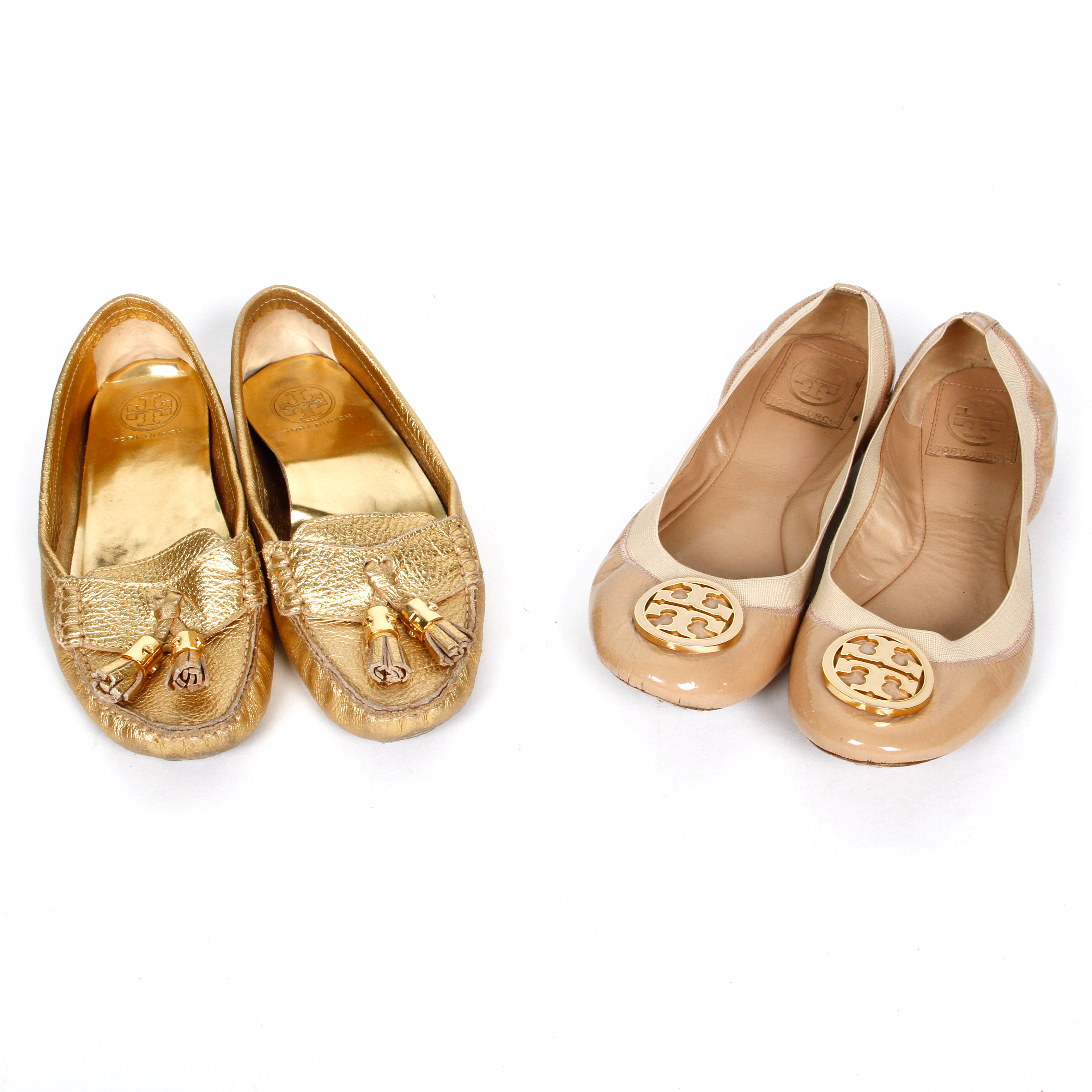 Two Pairs of Tory Burch Flats