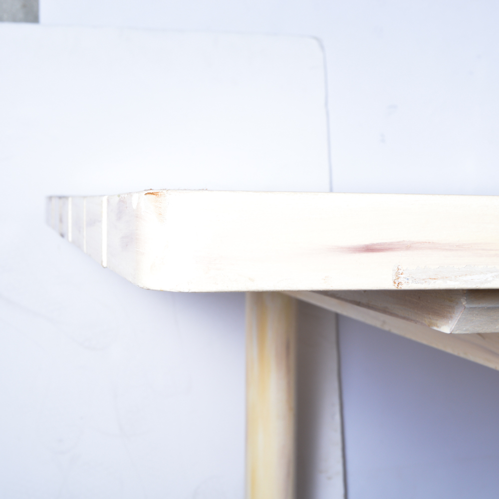 Long White Finished Table