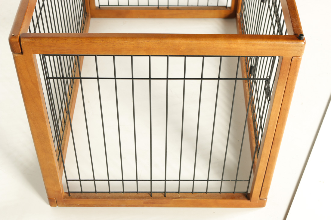 Wood and Metal Small Animal Cage