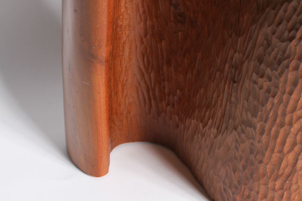 Bruce Johnson "Undulation" Carved Tulip Poplar Wood Sculpture