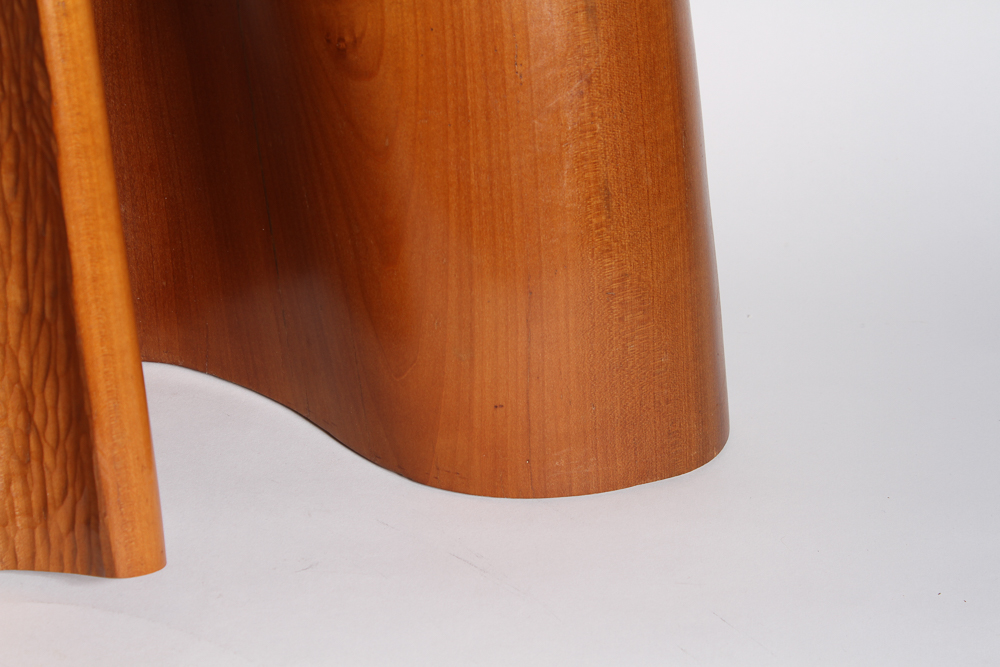 Bruce Johnson "Undulation" Carved Tulip Poplar Wood Sculpture