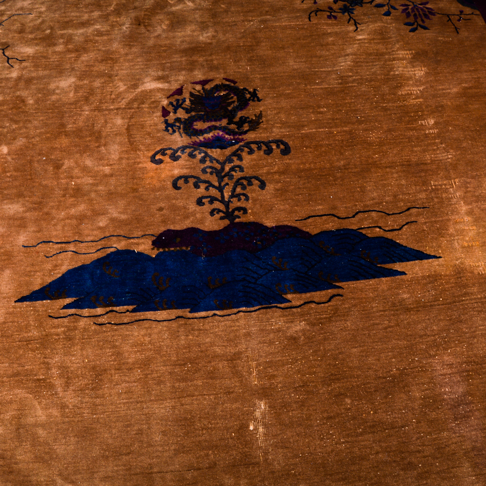 Large Chinese Nichols Style Area Rug