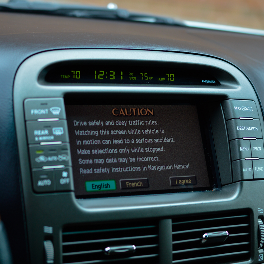 2002 Lexus LS 430 With Leather Interior