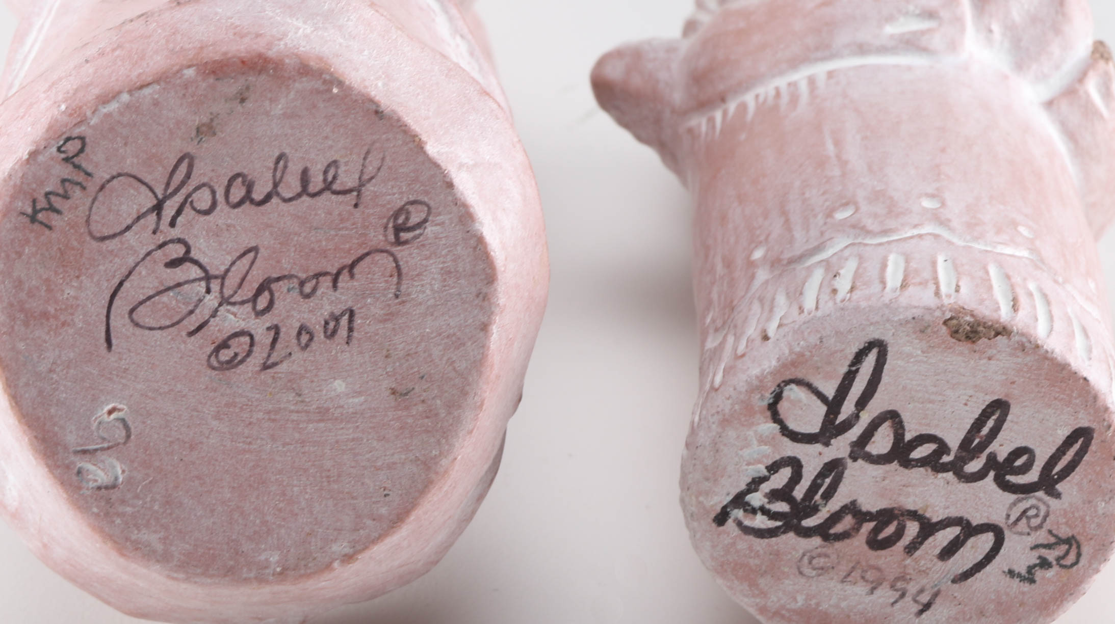 Signed Isabel Bloom Figurines