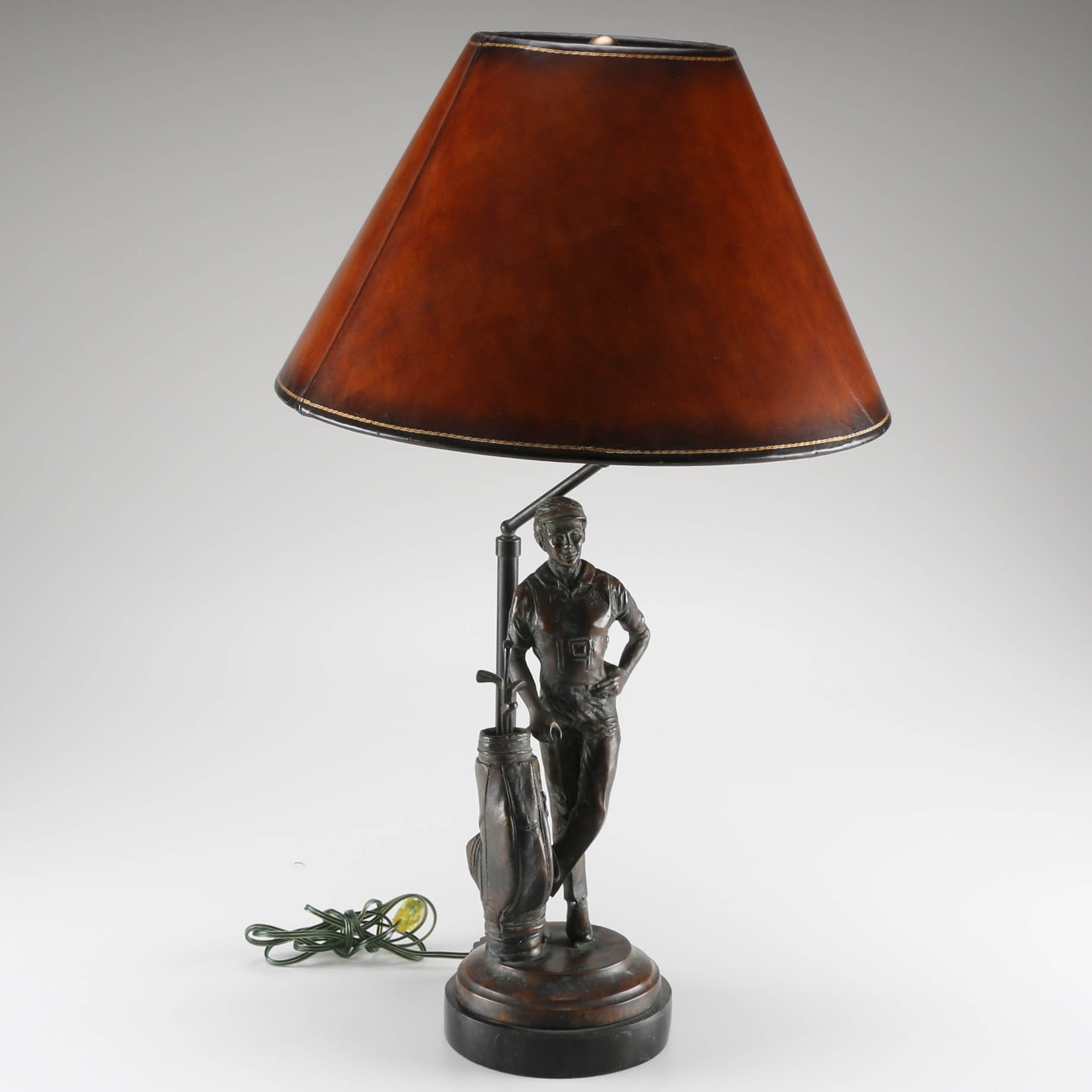 Handmade Bronze Maitland-Smith Ltd. Golf Lamp