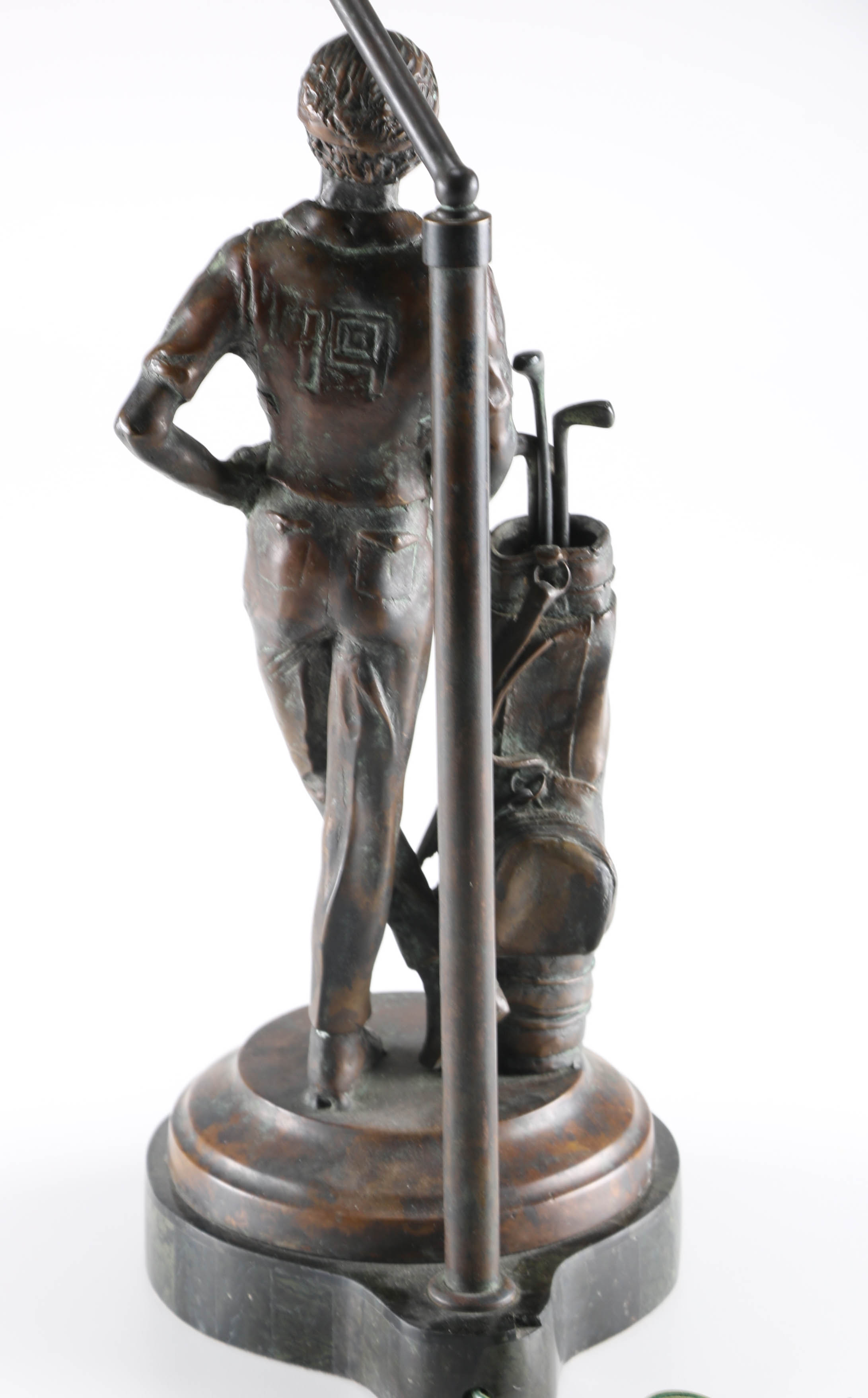 Handmade Bronze Maitland-Smith Ltd. Golf Lamp
