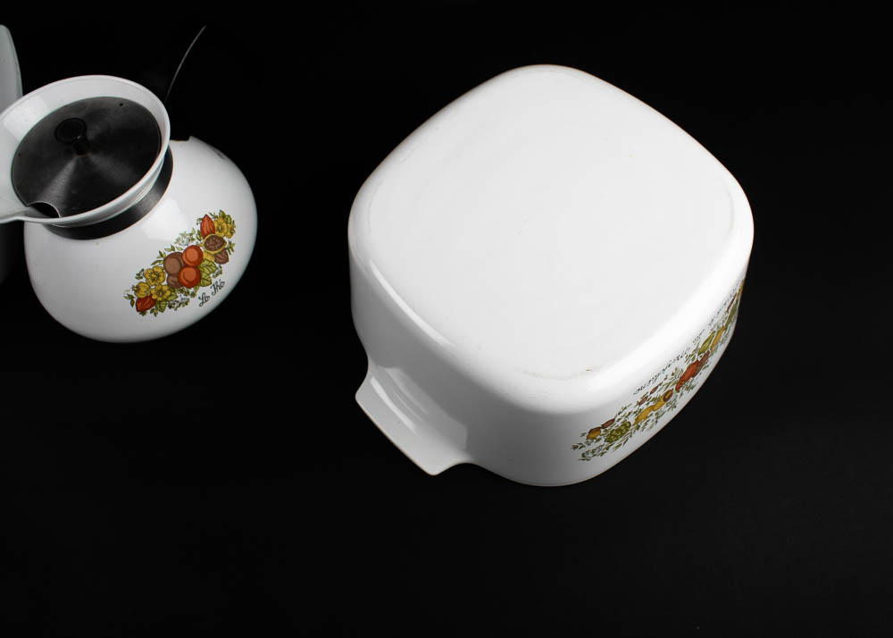 Vintage "Spice of Life" Corning Ware Kitchen Items