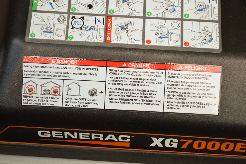 Generac XG 7000E Generator