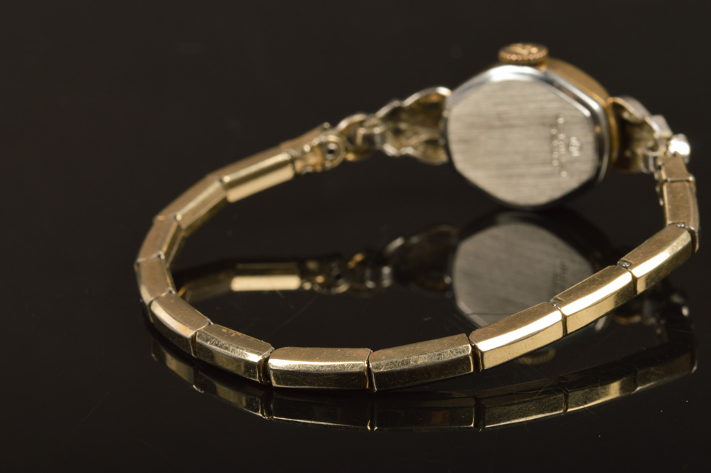 Antique Waltham Ladies' Gold Plated and Diamond Watch