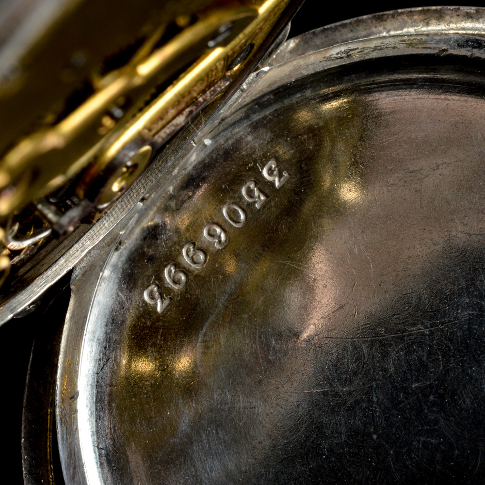 14K Rose Gold and Coin Silver Longines Pocket Watch Circa 1917