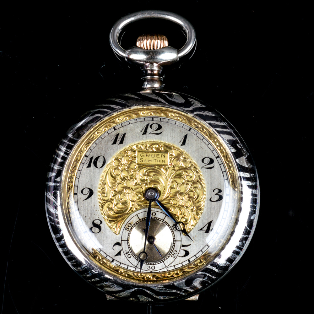 Gruen semithin clearance pocket watch