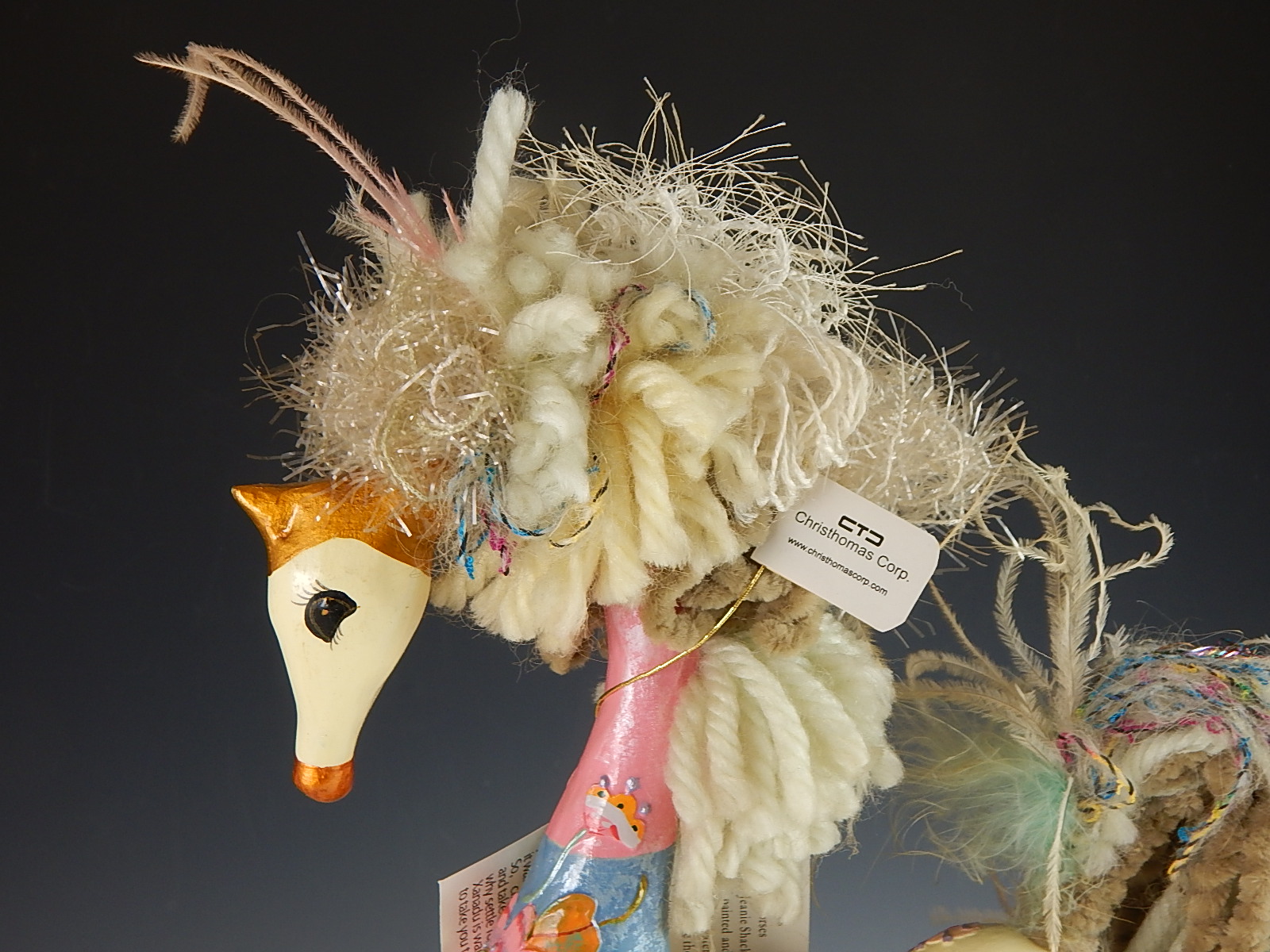 Signed 'Xanadu' J. Shackelford Hand Painted Horse Figurine