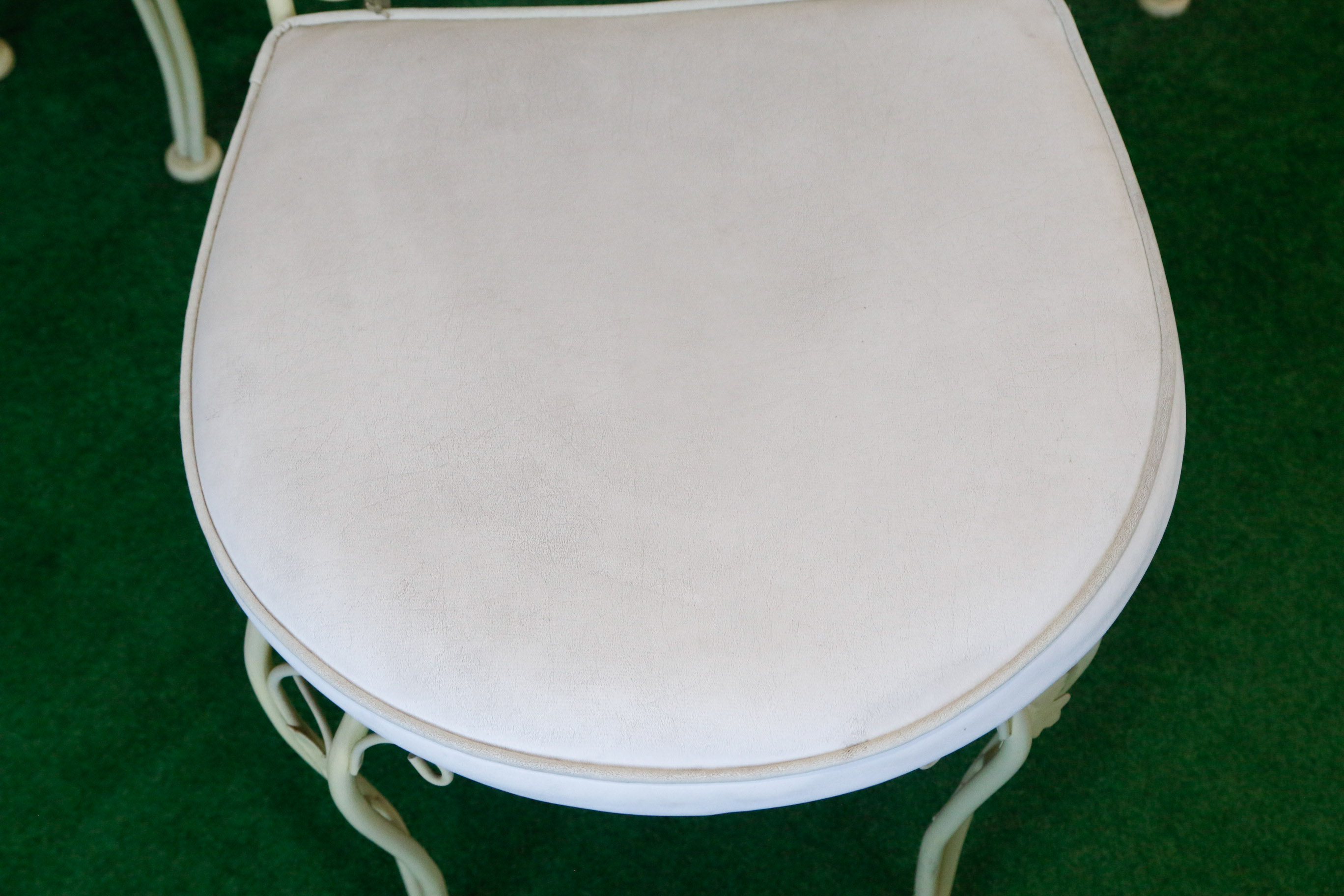 Birmingham Ornamental Wrought Iron Patio Dining Table and Chair Set