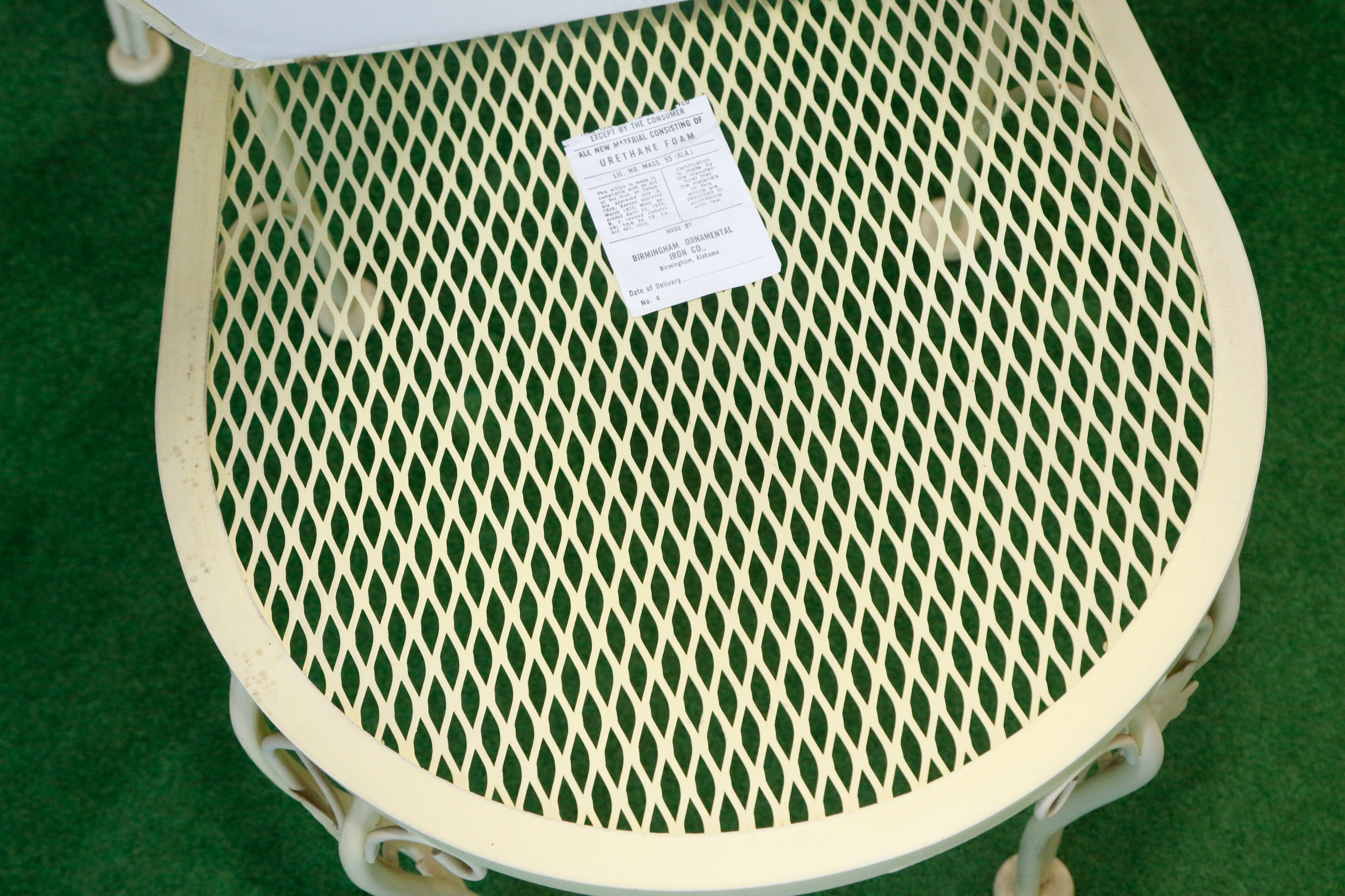 Birmingham Ornamental Wrought Iron Patio Dining Table and Chair Set