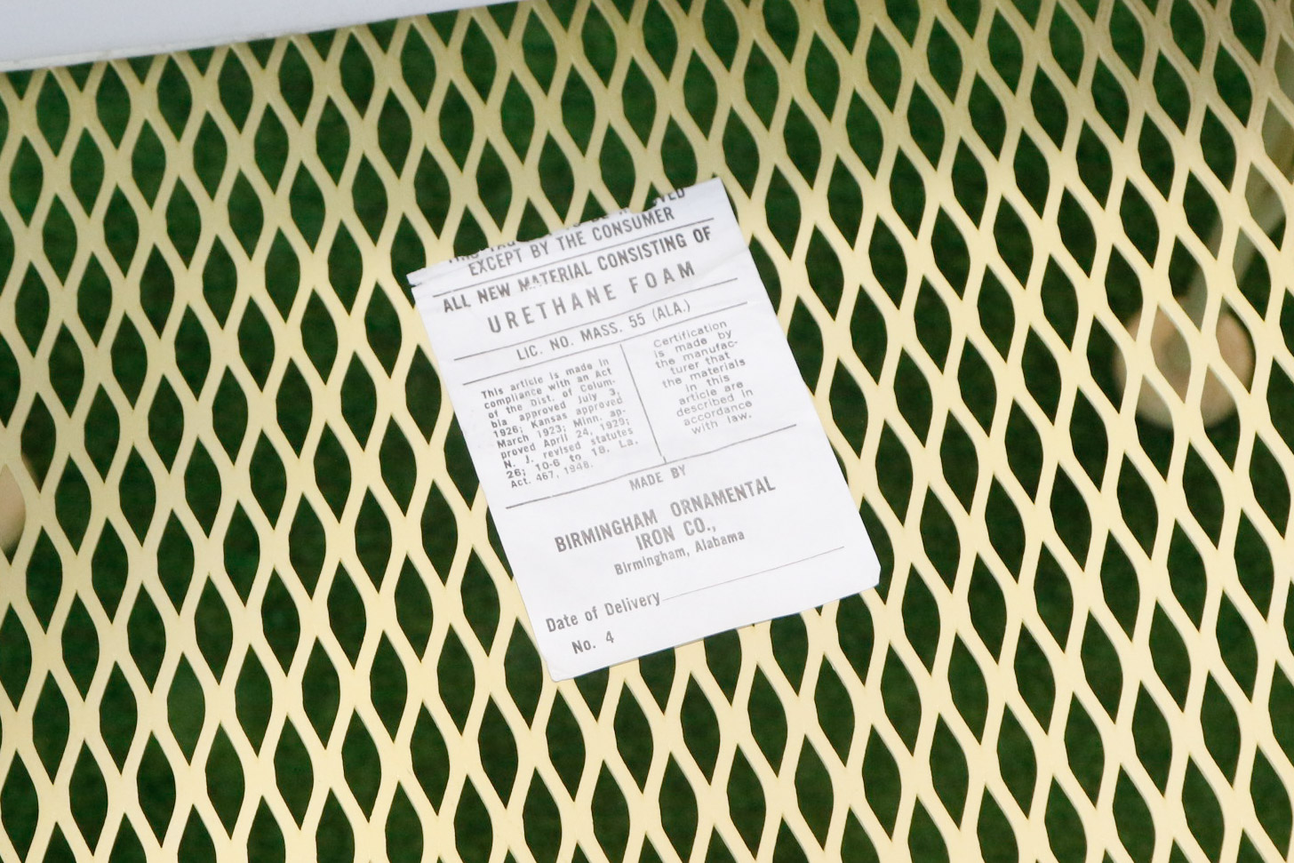 Birmingham Ornamental Wrought Iron Patio Dining Table and Chair Set