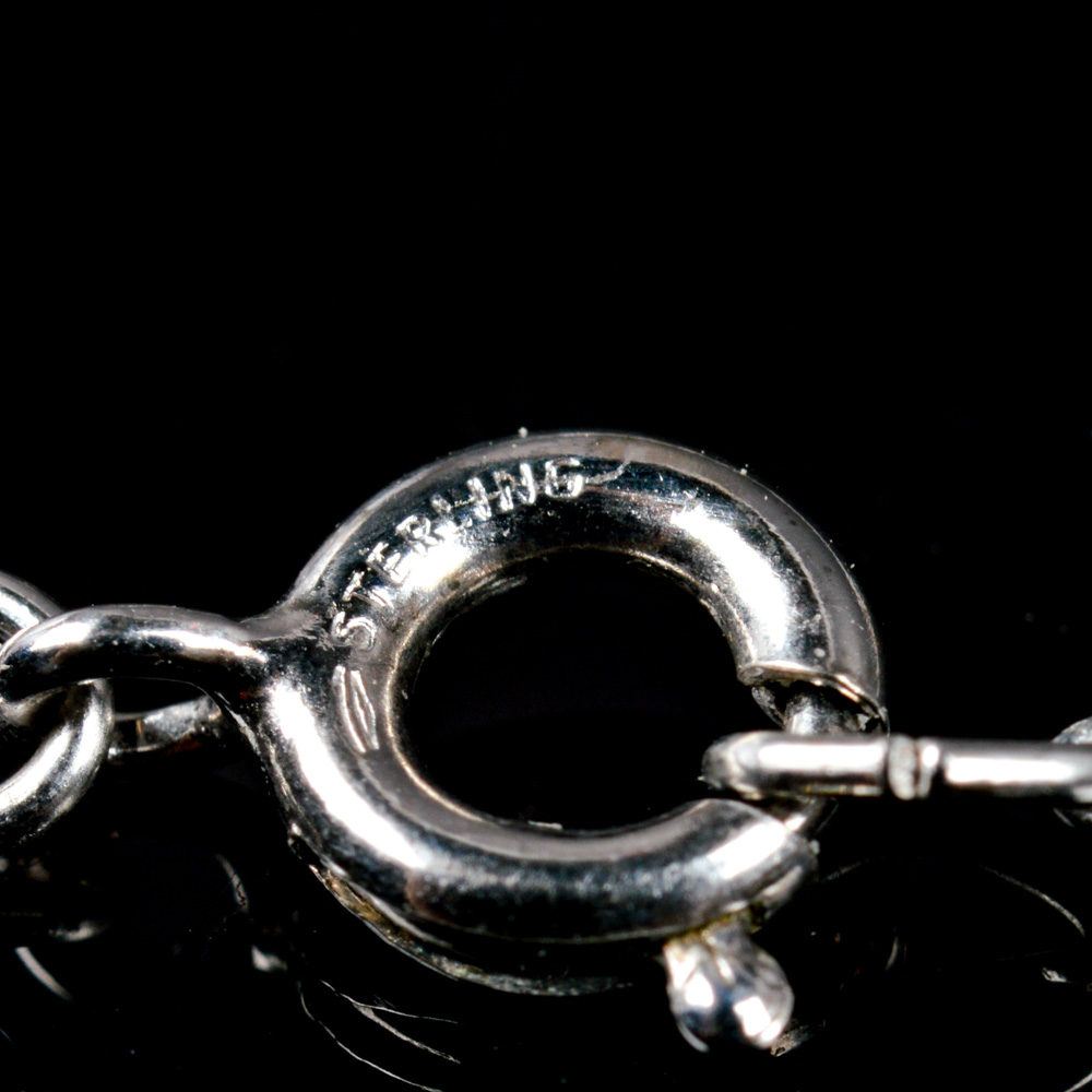 Sterling Silver and Quartz Pendant Necklace