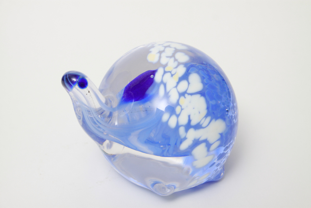 Green and Blue Glass Décor