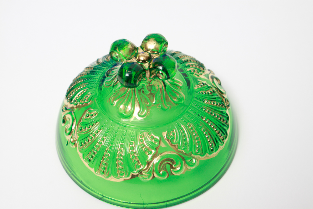 Green and Blue Glass Décor