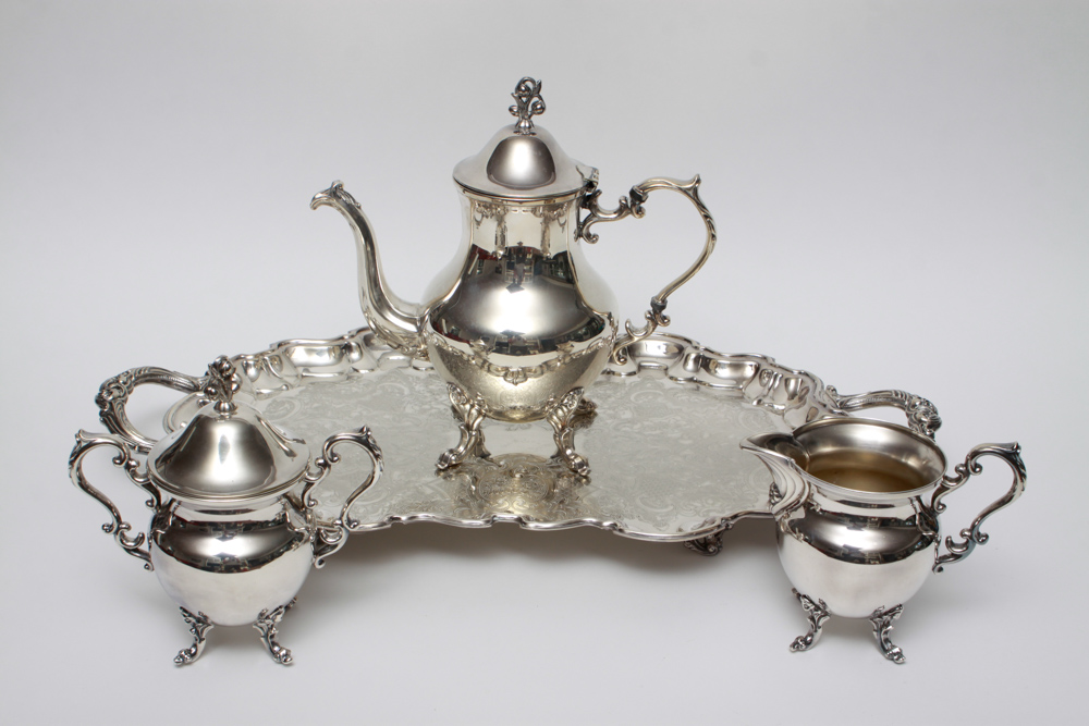 Silver Plated Tea Service by English Silver Mfg. Corp.