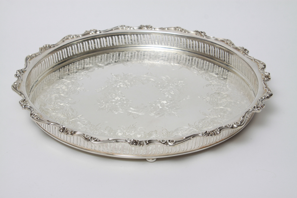 Collection of Silver Plate Trays