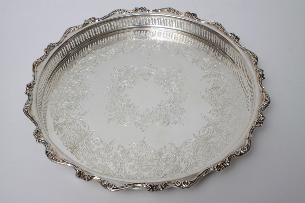 Collection of Silver Plate Trays