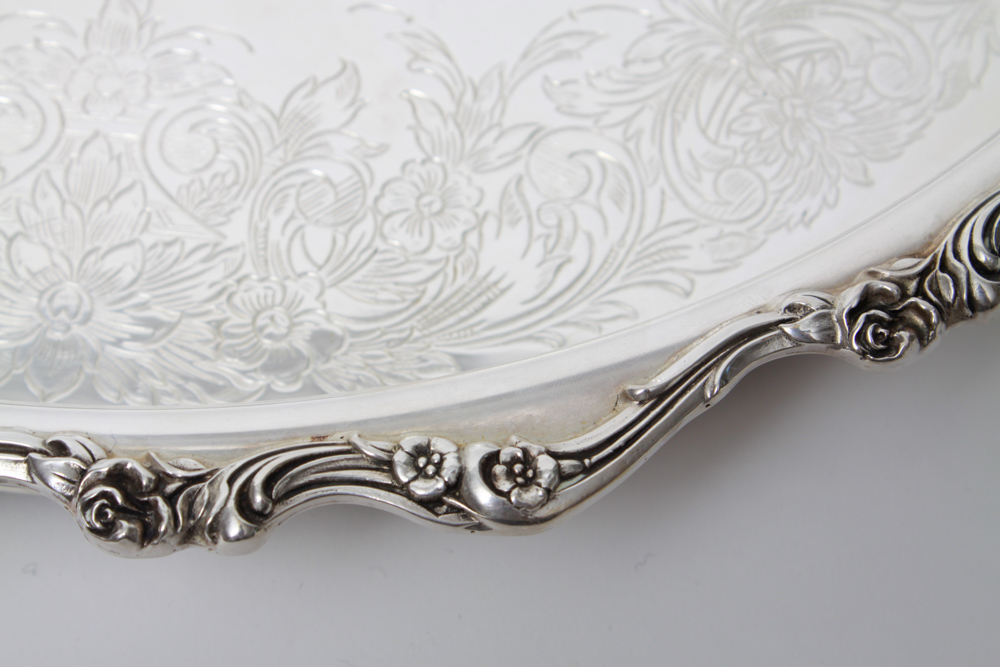 Collection of Silver Plate Trays