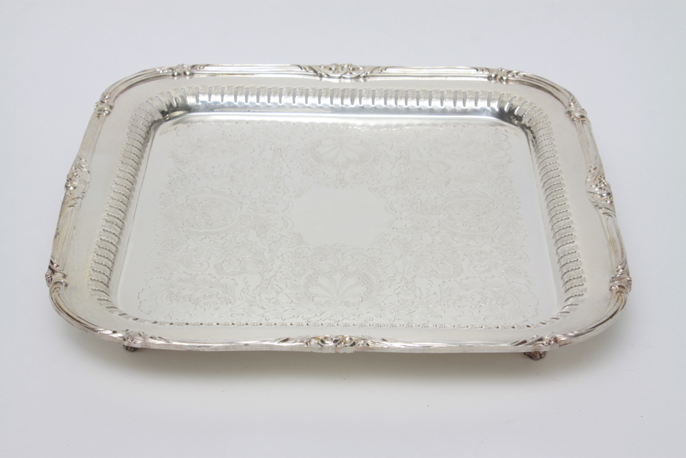 Collection of Silver Plate Trays