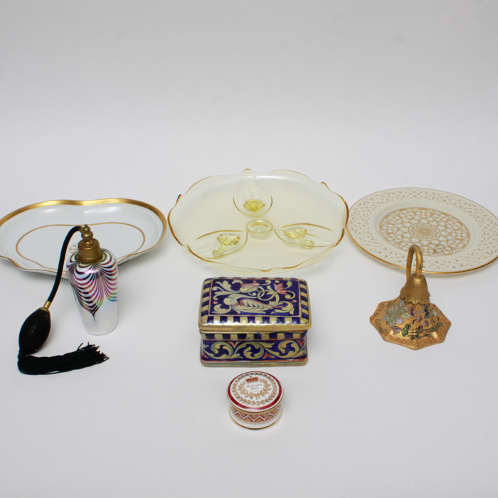 Assorted Décor Including Lenox and Deruta