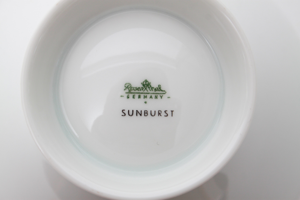 Rosenthal "Sunburst" Dish Set