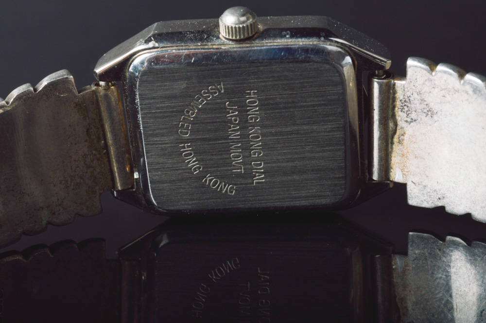 Vintage Navajo Watch with Sterling Silver, Turquoise, and Lapis Lazuli Accents